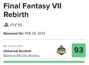 Final Fantasy VII Rebirth – Critic Reviews