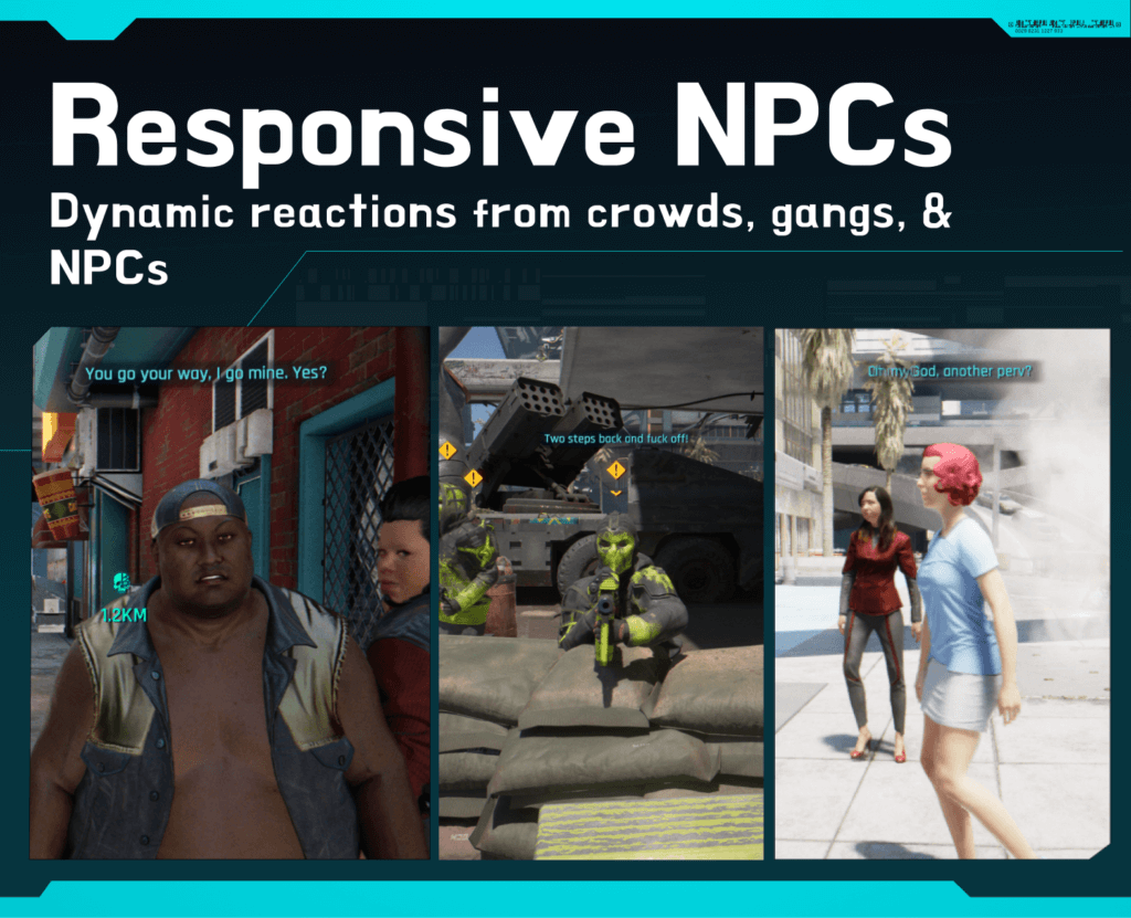 cyberpunk2077Responsive NPCs